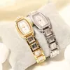 Kobieta Zegarki Znane Marka Diament Złoty Panie Zegarki Sukienka Square Mały Dial Wrist Watch Dla Kobiet Relogio Feminino 210527