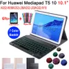 HUAWEI MEDIAPAD T5 10 10.1 AGS2-L09 için Işık Arkadan Aydınlatmalı Klavye Kılıfı AGS2-W09 AGS2-L03 Tablet Deri Kapak Bluetooth Klavye