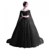 prinzessin black ball kleid