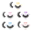 الرموش الرموش رموش رموش 3D Mink Lash Makeup 10 أنماط مزيج إرسال حزمة طبيعية كثيفة المصنوعة يدويًا صنعة وجودة جيدة