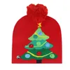 2021 15 Стили NewaRival Рождественские шапочки Шляпа Снеговик Лось Кристос Фланцевые вязаные шляпы с шариками и светодиодными красочными огнями Декоративный 9301