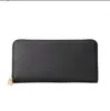 2021 Verkauf schwarzer klassischer Original-Leder-Steppbrieftasche für Damen, echte Mode-Kupplung, kleine Geldbörse mit Box1511