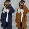 Giacche da donna di grandi dimensioni 5XL giacca in pelliccia sintetica giacca da donna moda punto aperto inverno con cappuccio manica lunga femminile Fuzzy