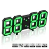 Design moderne 3D grande horloge murale LED numérique USB horloges électroniques sur le mur lumineux réveil Table horloge bureau décor à la maison6573783