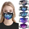 Renkli Yüz Tasarımcısı Maskeleri Çeşitli Cadılar Bayramı Tema Kelebek Tasarımları Ayarlanabilir Nefes Bezi Pamuk Sıralama Kumaş Yıkanabilir Kullanımlık Yüz Maskesi