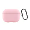 Official Original Mini Hard Silicone Airpods Cases Shockproof For Air Pods 2 3 Earphone Case Set AirPod Protector Cover With Metal Buckle