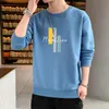 T-shirts pour hommes 2022sweat-shirt de course automne chemise de fond tendance coréenne t-shirt lâche mode tout-match à manches longues