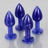 Natural jade stone anal plug small Crystal butt plug anal sex toys for women men jade analplug adult sex shop