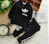 Kids Sport Sets Boys Manga Longa Camiseta + Calças Meninas Jogging Roupas Casuais Crianças Conjunto De Roupas Bebê Hoodies Tracksuit