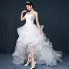2022 Новый стиль короткие передние и задние длинные заднивые невесты свадебное платье TUTU юбка студия тема юбка ср платья свадебное платье