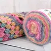 1pc 200g 2Ball Soft Gradiënt Kleur Mohair Garen DIY Haak Draad Wol Gemengd Garen Voor Breien Truien Handjaal Sjaal Deken Y211129