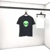 21SS män tryckta T-shirts Kärlek Mask Paris bokstäver Män Kläder Kortärmad Mens T-shirts Tag Letters Polo Ny svart vit 06