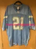 100% Stitched #21 Ladainian Tomlinson light blue Jersey Custom any name number XS-5XL 6XL Jersey Men Women Youth