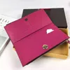 High quality lady wallets fashion designer Genuine Leather long purse zipper pouch coin purse card holder Luxury clutch bag for women M61276 Adele brown flower