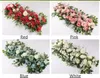 100cm custom wedding flower wall arrangement supplies silk peonies artificial row decor for iron arch backdrop