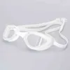 Silicona Professional Impermeable Claro Double Double Anti-Fog Globos Anti-UV Hombres Mujeres Gafas de natación con estuche 220210