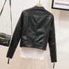 Kadın Ceketleri Lokomotif Kadın Deri Ceket Tasarımcısı İnce Temel Kısa Palto Ve Moda Rahat İlkbahar Sonbahar Ceket DR2168