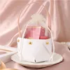 Gift Wrap Creative Leather Portable Candy Bag Birthday Baby Shower Party Box Basket Jewelry Packaging Wedding Pouch Handbags1927427