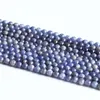 Naturalne Prawdziwe Tanzania Dark Blue Tanzanite półszlachetne kamienie okrągłe luźne koraliki 8mm 05322