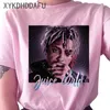 Juice Wrld T-shirt Vrouwen R I P Hip Hop Rapper Streetwear Tshirt Print Kleding Vrouwelijke Casual Ulzzang Grafische T-shirt top Tees T200290K