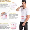 Män Body Shaper Abdomen Slimming Shapewear Man Modellering Belt Belly Shaping Corset Gynecomastia Compression Shirts Faja Hombre