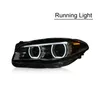 Bildelar LED-strålkastare för BMW F10 F18 520I 525I 530I 535I DRL Turn Signal High Beam Lens Strålkastare 2010-16310x