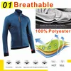 2020 Vinterjacka Thermal Fleece Men Cykling Jersey Kläder Berg Utomhus Triathlon Wear Cykel Kläder N2021