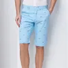 Mwxsd Brand Men's Fashion Summer Straight Shorts Casual Bermuda Masculina Print Beach Men 210716