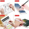 Universal anti-fingeravtryck mjuk nib kapacitiv skärmstylus penna kompatibel för alla skärm smartphones och surfplattor