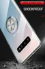 Прозрачные чехлы телефона для Samsung S21 PLUS S20 S10 S9 S9 S8 PLUS Примечание 20 10 9 8 Мягкий силиконовый магнитный кольцевой держатель задней крышки