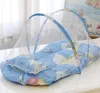 Baby Cribs Nest Bed Portable Crib Oddychający Składanie Urknięte Pościel Zestaw Pościel z Mosquito Basket Pillow Bawełniana Sleeping Cot