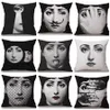 20 Cores Retro Impresso Retrato Descanso Caso Unided Impressão Customizável Casa Bedroom Quarto Vintage Sofá Pillowcase XDH0729 T03