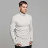 Moda zimowy sweter Mężczyźni Ciepły Turtleneck S Swetry Slim Fit Pullover Classic Sweter Knitwear Pull Homme 211006