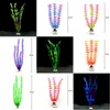 NEW37CM artificial underwater plants aquarium fish tank decoration green purple water grass viewing decorations EWF7608