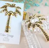 200PCS Palm-Breeze Chrome Palm Tree Ouvre-bouteille Faveur De Mariage Beach Barware Bridal Shower Party Cadeaux Cadeau Pour Invité SN2636