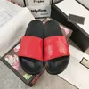 Designer Men Women Sandals with Correct Flower Box Dust Bag Shoes snake print Slide Summer Wide Flat Sandal Slipper Size 35-48
