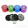 4 lagen dia 63 mm aluminium bloem grinder roken metaal helder raam kruiden kruid tabak hand sigaar magnetische schurk breker