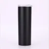 50pcs Sublimation Blanks Tumbler Stainless Steel Coffee Mug Insulated Wine Vacuum White Water Bottles 20OZ1981024