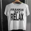 Frankie Say Relaxシャツ、テレビ番組の友達Tシャツ、シリーズからのティー - ギフト、服、クリスマスギフト210722