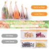 food preservation bag 12 pcs/set of orange or green container leak-proof plastic reusable