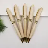 Canetas esferográficas caneta de bambu 4 pcs Redwood Maple Prese