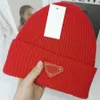 Luksusowa czapka z dzianiny projektant czapka beanie męskie dopasowane czapki Unisex kaszmirowe litery Casual czapki z czaszkami moda na zewnątrz 15 kolorów