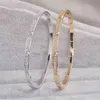 Gold Color Charm Bracelets Bangles For Women Birthday Gift Copper Cubic Zirconia Cuff Braclet Femme Dubai Fashion Jewelry