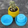 Pots de fleurs colorés jardinières pour plantes succulentes herbe d'intérieur mini plantes en pot pour la décoration de bureau accessoires de maison de jardin