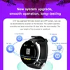 Inteligentny zegarek ciśnienie krwi tętno monitor wodoodporny bluetooth okrągły fitness Tracker Smartband Bransoletka