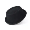 Men Flat fedora hat skórzany wąż skóra wieprzowa czapka dla dżentelmena tata Bowler Porkpie Jazz Big 4Size S M L XL