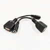 Cavi del connettore, DC 4.0x1.7mm Jack femmina a USB2.0-femmina-femmina Adattatore di alimentazione Cavo del caricabatterie / 25pcs