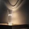 이탈리아 현대 럭셔리 LED 플로어 램프 거실 침실 모방 유리 Lampshade 코너 바 램프 빌라 장식 룸 장식