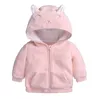 Baby barnbarn spädbarn flickor kläder söt fleece päls vinter varm kappa ytterkläder kappa jacka barn söta kappkläder