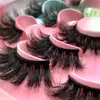 7 pares 3D Natural grosso cílios falsos dramáticos multicamadas cílios extensão Volume luxuoso Fluffy eyelash Maquiagem ferramenta